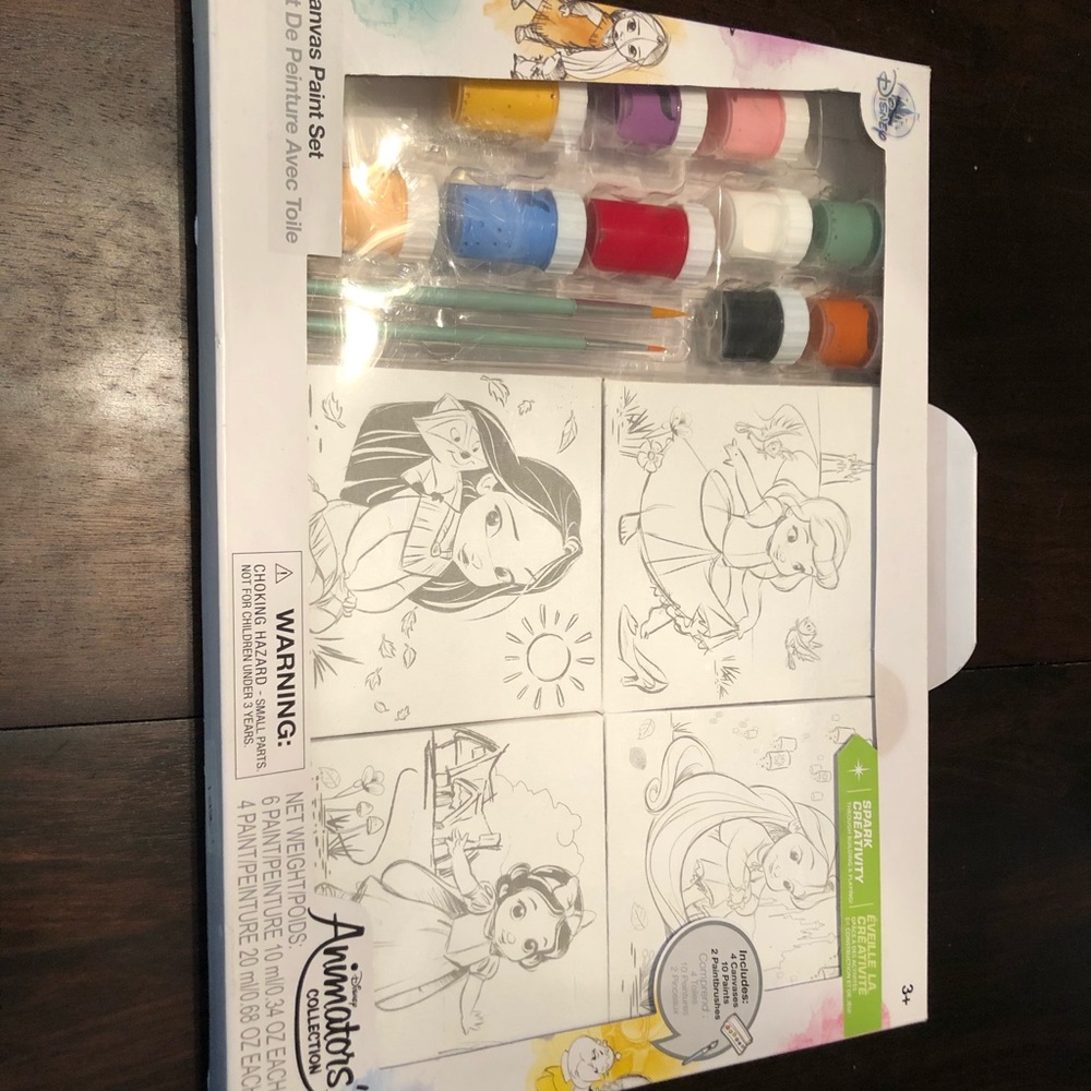 Disney Animators' Collection Canvas Paint Set